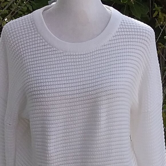 Anthropologie Michael Stars Sweater Women's Size Small White Knit NEW - Picture 3 of 5
